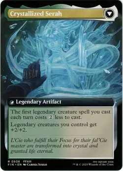 Serah Farron / Crystallized Serah (Extended Art) 0506 - Final Fantasy MTG - NM/M - Image 2