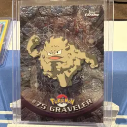 Graveler Topps Chrome Pokemon TV Animation Edition #75 2000 - Image 1