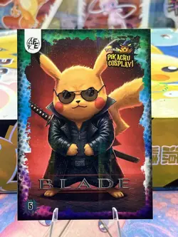 Blade (Pikachu) #5 - Galaxy Holo - Electric Pikachu Cosplay - Pokemon - Image 1