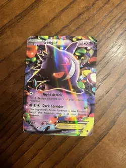 Gengar EX Ultra Rare XY - Phantom Forces Pokemon 34/119 Rare - Image 1