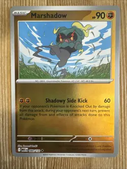 Marshadow 080/132 Reverse Holo Rare - Pokemon TCG Mega Evolution - NM - Image 1