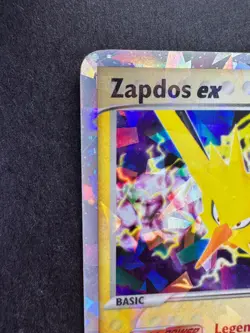 2004 POKEMON EX FIRERED & LEAFGREEN 116/112 ZAPDOS EX HOLO SECRET RARE TCG - Image 2