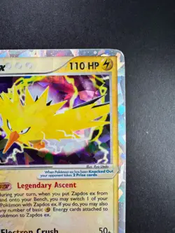 2004 POKEMON EX FIRERED & LEAFGREEN 116/112 ZAPDOS EX HOLO SECRET RARE TCG - Image 3