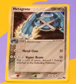Metagross 2/17 Holo Rare Pokemon 2004 Pop Series 1 Pokemon - Image 1