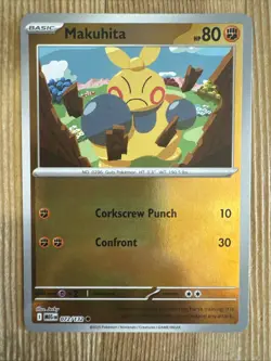 Makuhita 072/132 Common Reverse Holo - Pokemon TCG Mega Evolution - NM - Image 1