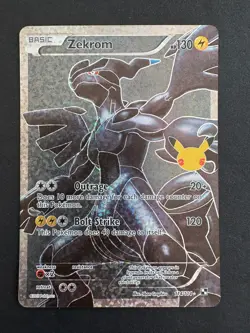 Zekrom 114/114 Celebrations Classic Collection Holo Pokemon Card NM - Image 1