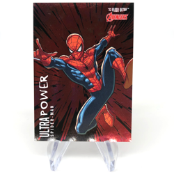 Marvel Card Spider-Man UP-3 Ultra Power Fleer Upper Deck Ultra Avengers 2022 - Image 1