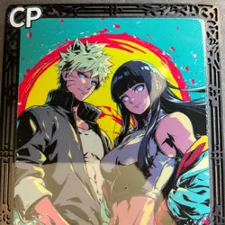 Goddess Story Gold METAL Card - Serial Number #/100! Maiden Party- Naruto Anime - Image 3