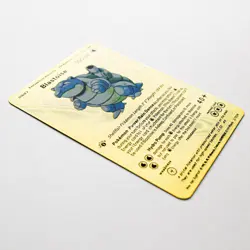 Blastoise 1st Edition Gold Metal Pokemon Card Collectible/Gift/Display - Image 2