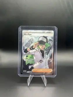 N's Plan 163/086 Sv: Black Bolt Holo Pokemon TCG Trainer Ultra Rare Card - Image 1