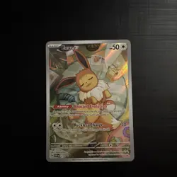 Pokemon Eevee Prismatic Evolutions Promo TCG-Svp173 Holo Card English Edition - Image 1