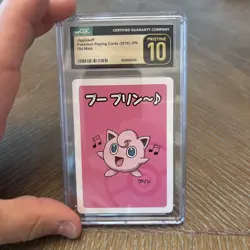 CGC 10 Pristine Jigglypuff Old Maid 2019 Japanese Pokemon Card - Image 1