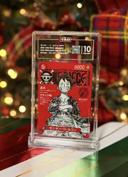TAG GEM MINT 10 Monkey D. Luffy SR Promo 2025 ST21-014 One Piece Japanese Card - Image 1