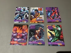 LOT OF 925 Marvel 1995 Over Power Cards Plus 6 Power surge Cards. - Image 3