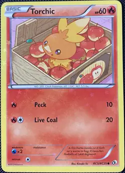 Torchic RC5/RC25 Legendary Treasures: Radiant Collection Holo - Pokemon Card - Image 1