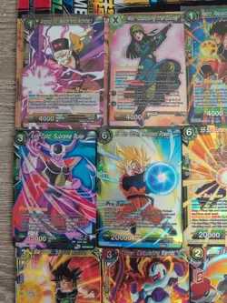 RARE Pre Release Gold Stamped (26 Foil Card Lot) Dragon Ball Super Masters CCG - Image 3