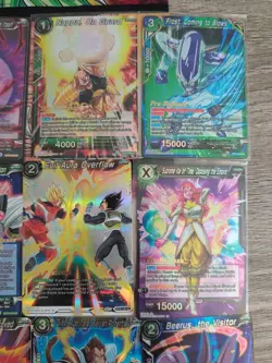 RARE Pre Release Gold Stamped (26 Foil Card Lot) Dragon Ball Super Masters CCG - Image 5