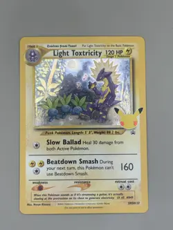 Light Toxtricity SWSH137 Promo SWSH Black Star Pokemon NM - Image 1