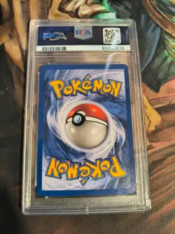 1999 Pokemon Fossil Ditto Holo 3/62 English Graded PSA 9 - Image 2