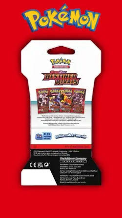 Pokemon Destined Rivals Sleeved Booster Pack - Cynthia & Garchomp - New Sealed - Image 2