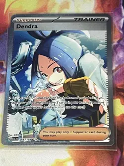 Dendra 266/193 Pokemon Paldea Evolved Special Illustration Rare Full Art NM - Image 1