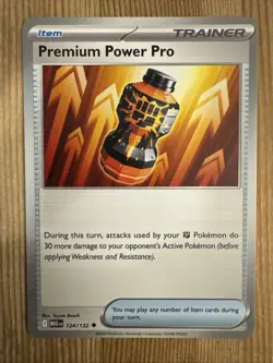 Premium Power Pro 124/132 Uncommon Regular - Pokemon TCG Mega Evolution NM - Image 1
