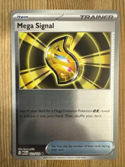 Mega Signal 121/132 Uncommon Reverse Holo - Pokemon TCG Mega Evolution - NM - Image 1