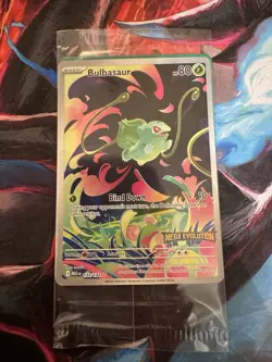 SEALED Pokemon TCG Bulbasaur Illustration Rare Mega Evolutions Stamped Promo - Image 1