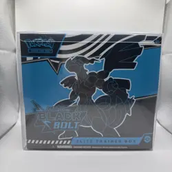 Pokemon TCG Scarlet & Violet Black Bolt ETB Factory Sealed & .40MM Protector - Image 1