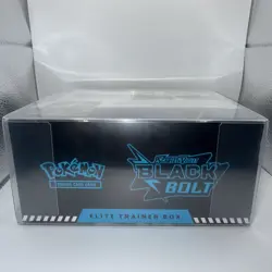 Pokemon TCG Scarlet & Violet Black Bolt ETB Factory Sealed & .40MM Protector - Image 3