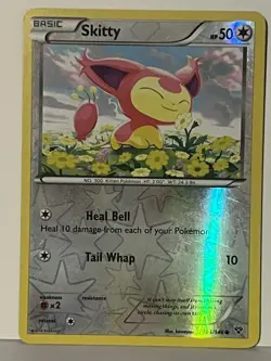 Skitty Reverse Holo 104/146 XY Base Set NM Pokemon Fast Ship - Image 1