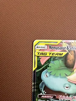 Pokemon TCG - Venusaur and Snivy GX 1/236 - Tag Team - Cosmic Eclipse NM - Image 2