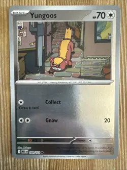 Yungoos 109/132 Reverse Holo Rare - Pokemon TCG Mega Evolution - NM - Image 1