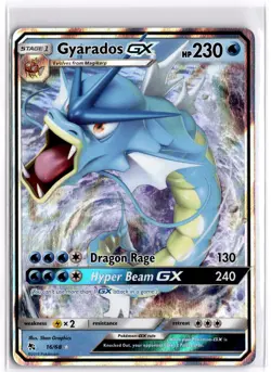 Pokemon TCG Gyarados GX 16/68 Hidden Fates Ultra Rare - Image 1