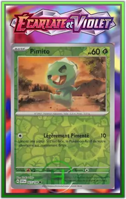 Pimito Reverse - EV1:Ecarlate et Violet - 027/198 - Carte Pokemon FR Neuve - Image 1