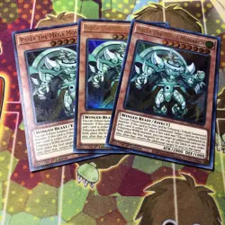 Yugioh! 3x Raiza the Mega Monarch GFP2-EN106 Ultra Rare 1st Ed NM - Image 1