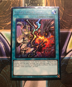 *** STAKE YOUR SOUL *** 1ST EDITION COLLECTOR'S RARE WISU-EN023 YUGIOH! - Image 1