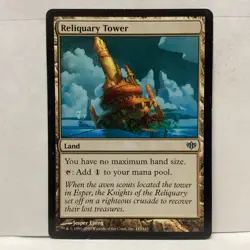 MTG Reliquary Tower Magic: The Gathering Conflux Uncommon #143 - Image 1