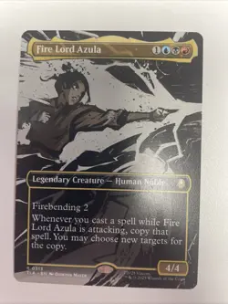Fire Lord Azula Borderless 0313 Non Foil Rare MTG Avatar The Last Airbender NM - Image 1