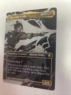 Fire Lord Azula Borderless 0313 Non Foil Rare MTG Avatar The Last Airbender NM - Image 2