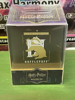 NEW Ultimate Guard Boulder 100+ MTG Harry Potter 4 Houses - Hufflepuff DECK BOX - Image 1