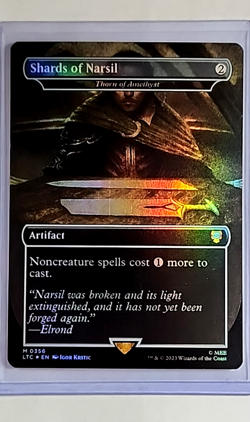 2023 MTG Magic The Gathering LOTR Lord of the Rings Foil #356 Shards of Narsil - Image 1