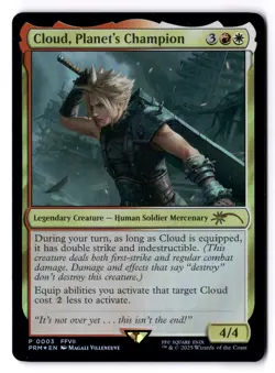 Cloud, Planet's Champion NM* FOIL Final Fantasy ENGLISH 0552 mtg -UnltdCards - Image 1