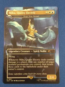 Miku, Queen Electric (Brago, King Eternal) Hatsune Miku secret lair - NM - Image 1