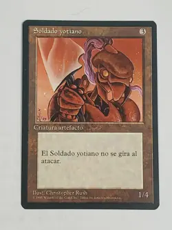MTG Yotian Soldier (Spanish 4th Edition (BB)/Artifact/C) - BGM - Image 1