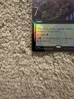 MTG Magic The Gathering Avatar Ba Sing Se Extended Art FOIL! TLA R #0388 - Image 4