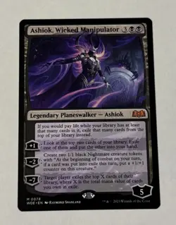 MTG Ashiok, Wicked Manipulator - Wilds of Eldraine NM - Image 1