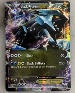 Black Kyurem EX 95/135 Ultra Rare 2012 Pokemon Black & White Plasma Storm - Image 1