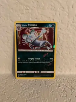 Pokemon TCG: Alolan Persian, Reverse Holofoil / Sun and Moon - Lost Thunder - Image 1