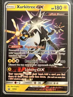 Pokemon TCG Xurkitree GX SM68 SM Black Star Promo Pedro Tores World Champ NM - Image 1